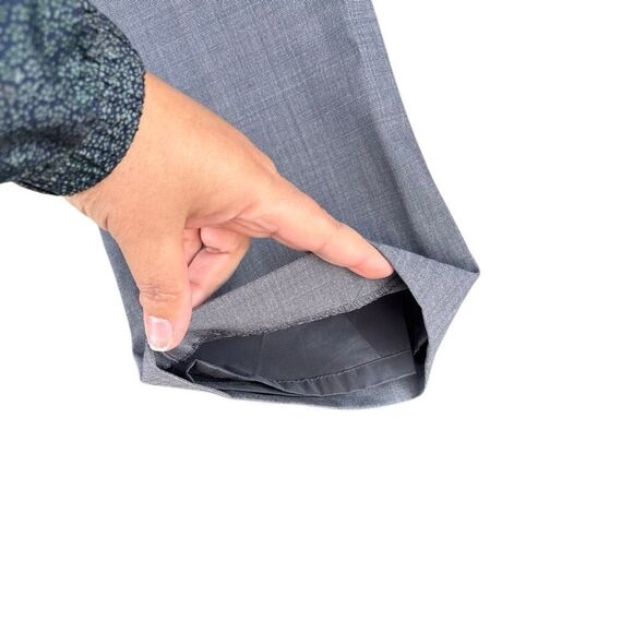 Banana Republic Wool The Logan Fit Stretch Trousers Pants Women Size 2 Lined - Picture 7 of 9